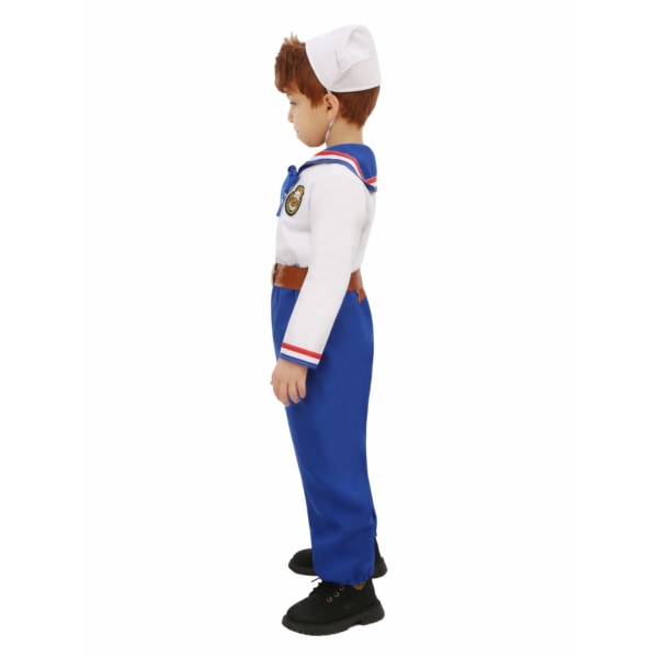 Barn Pojkar Muscle Man Sailor Costume L