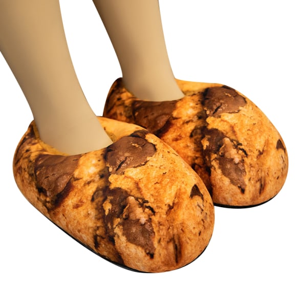 Brödslippers, Roliga Plyschtofflor, Varma Vintertofflor för Kvinnor a4