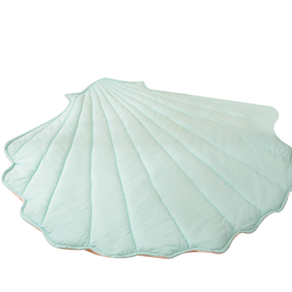 Baby Lekmatta 43 x 41 Tum Bomulls Kryp Kudde Bomulls Barnrum Matta green