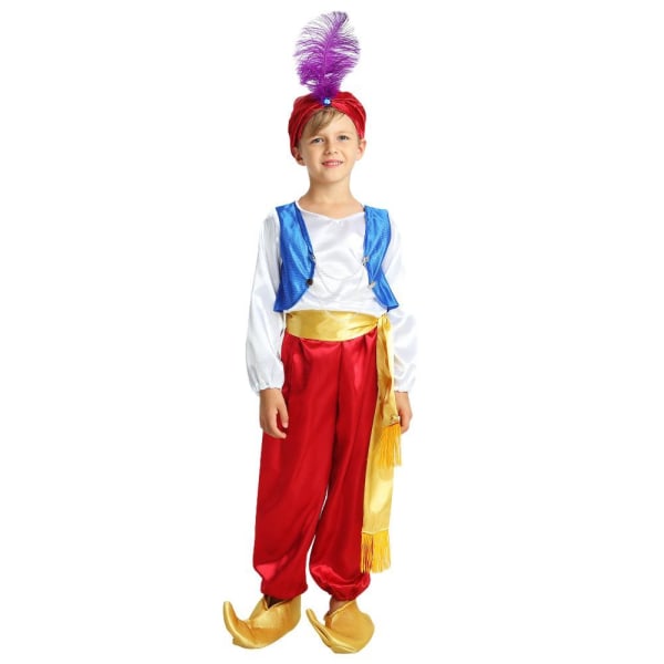 Arabisk prins kostym för barn Cosplay Fancy outfit XL
