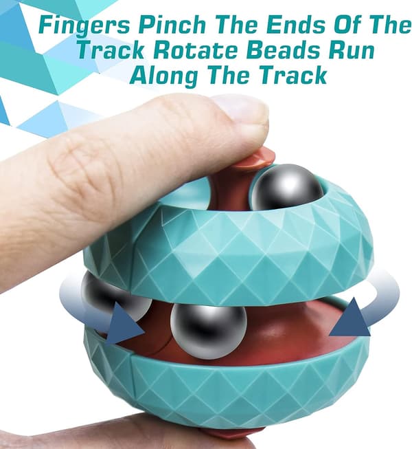 Orbit Ball Leke, Fidget Cube Puslespill Snurrende Leke Green