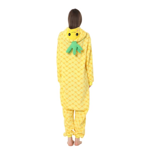 Ananas Voksen Cosplay Kostumer En-delt Pyjamas M