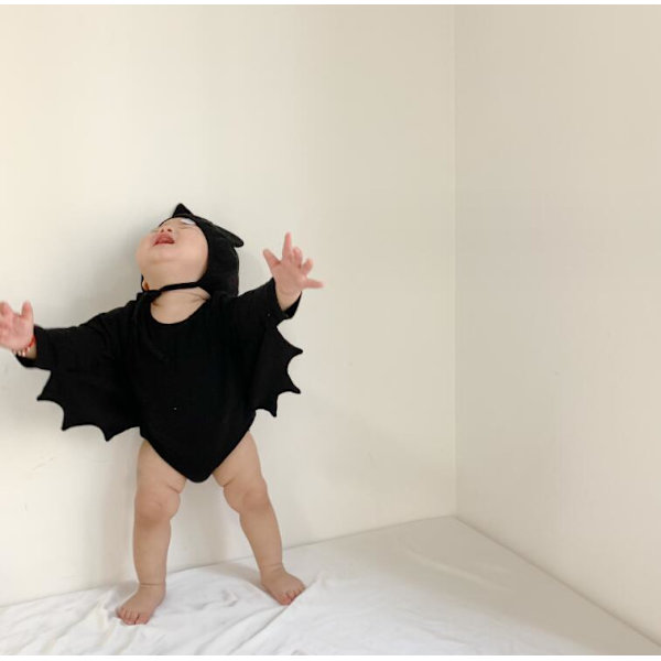 Vauvan Lepakko-Body Halloween Lepakkoasu L