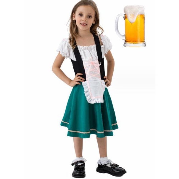 Barnens München Oktoberfest Girl's Cos kostym M
