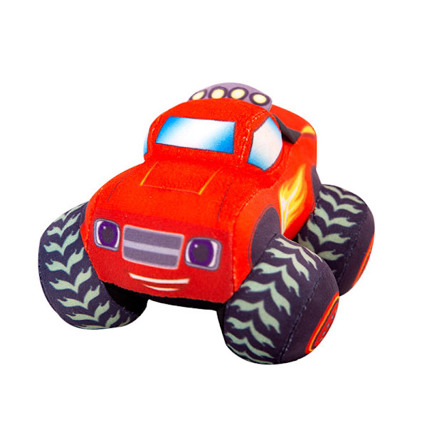 Plush Leksaksbil, Mjuk Fylld Bil Kudde Red