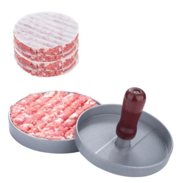 Non-Stick Hamburgerpress Rund Form Frosted