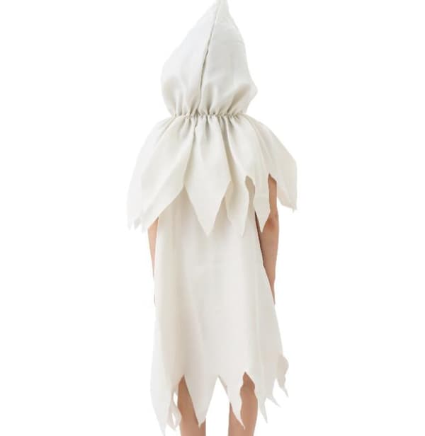 Halloween-kappe med hette for barn White L