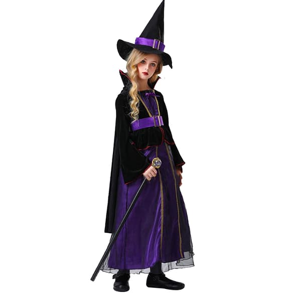Pige Deluxe Måneskinsheks Kostume 150