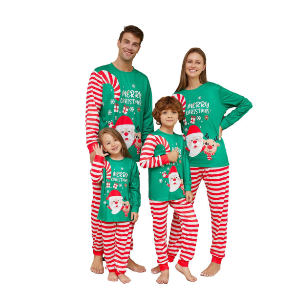 Matchande julpyjamas för familj eller par – Santa's Squad Women XL