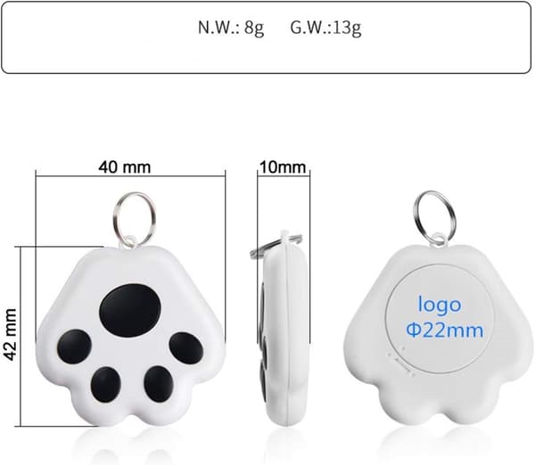 8Pack Key Finder, Bluetooth Tracker Item Locator med nyckelring