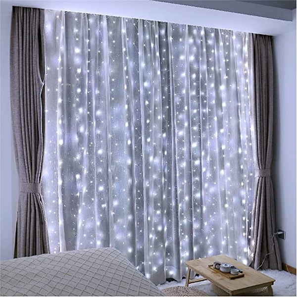 USB-drivna Hängande Fönster-Fairy Lights White