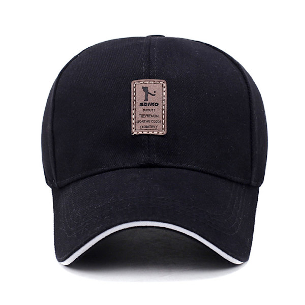 Herrtvättad enfärgad basebollkeps Army Green