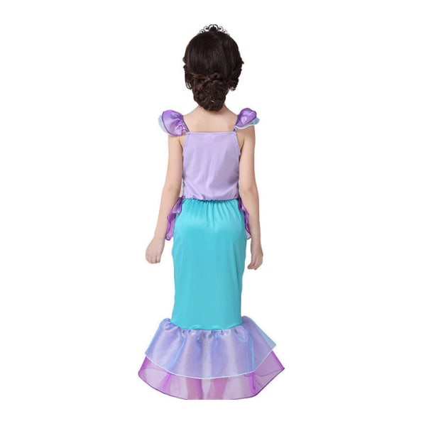Tjejkostymer Halloween Princess Dress Up Party purple 140cm