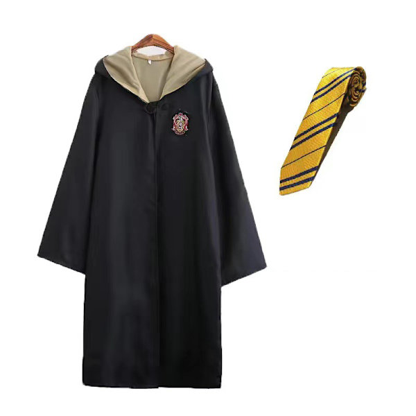 Harry Potter Barnkläder Klassisk Slytherin Roba Kostym Yellow-Kid 145