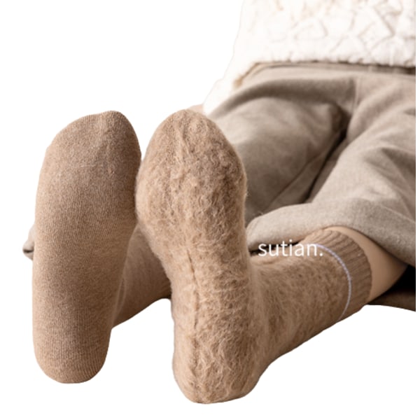 8 Par Damsockor i Ull, Vintervarma Sockor 8Pairs