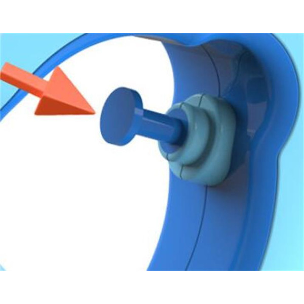 Mini Press & Loop Vattenpistol För Barn Blue
