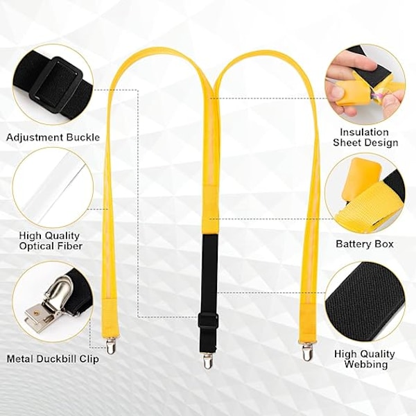 Lysende Seler LED Festartikler Yellow