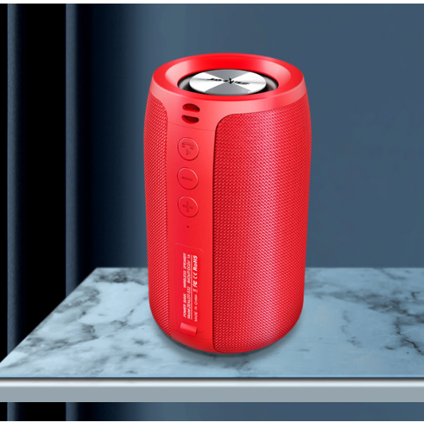 Trådlös bärbar Bluetooth Boombox-högtalare red