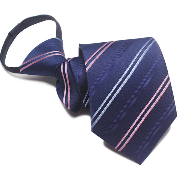 Klassisk silkesslips för män vävd JACQUARD-halsslips B6
