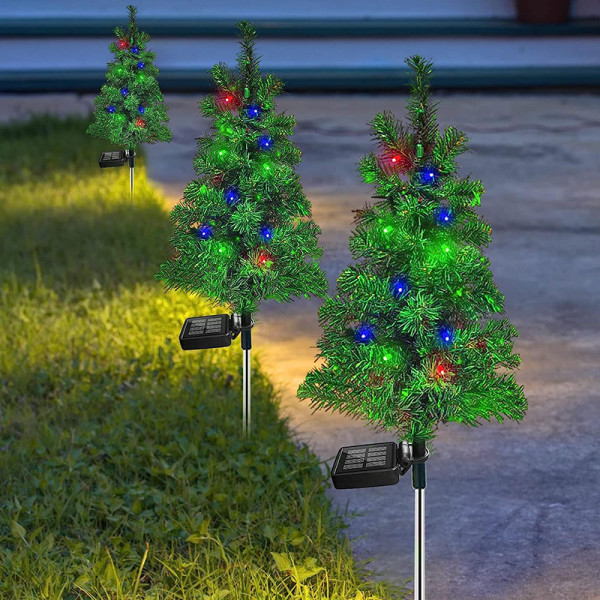 2 st julgransdekorationer för utomhusbelysning 2PCS