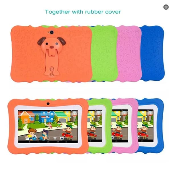 Barnplatta 7 tum 16GB Kids Android-platta Orange