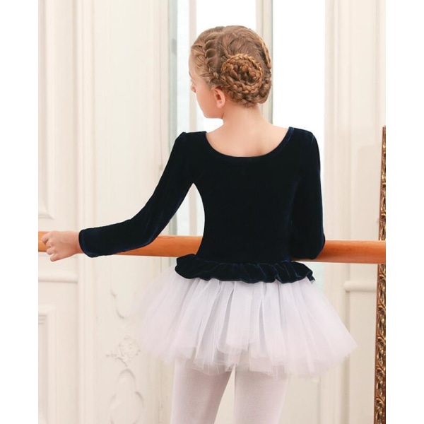 Ballet-trikoer til små piger, Tulle-skørt til Ballerina 110cm