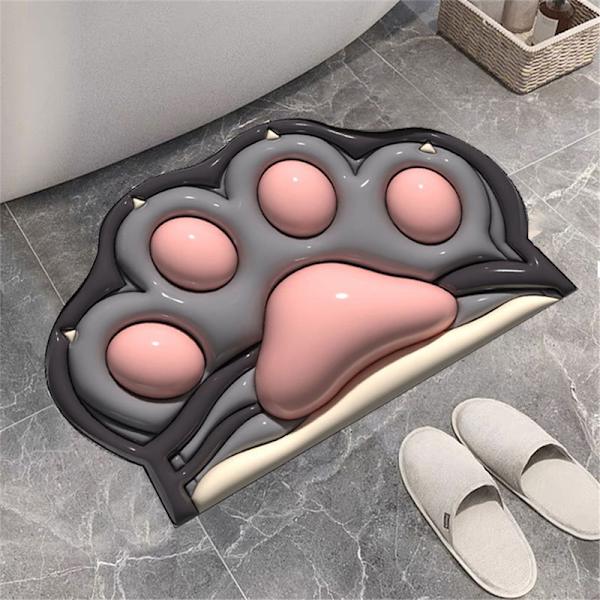 Høyteknologisk Diatommatter Badematte 3D Bad Dusj Inngangsteppe Badematte Tepper Style#8 40*60cm
