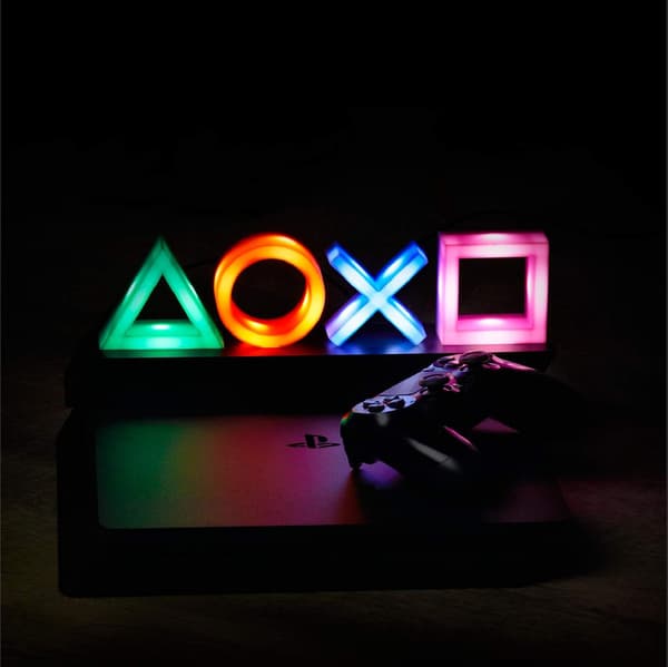 Playstation Controller Ikonlys med 3 Lysmoduser Q3