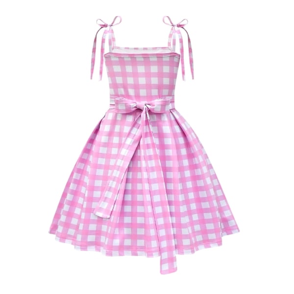 Pink Ternet Lang Kjole Outfits Cosplay Kostume Prinsesse Pigekjole 100