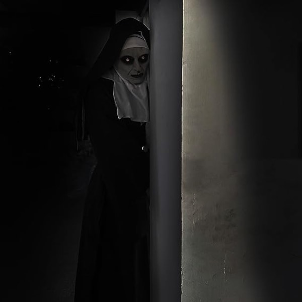 Nun-Kostym för Kvinnor Nun Klänning Halloween Cosplay 3XL