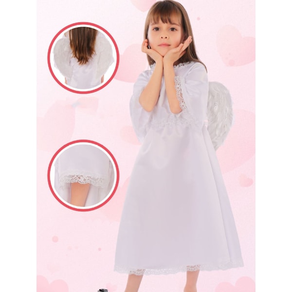 Ystävänpäivän puku - Lasten tähti-enkeli cosplay-asu esityksiin ja juhliin M