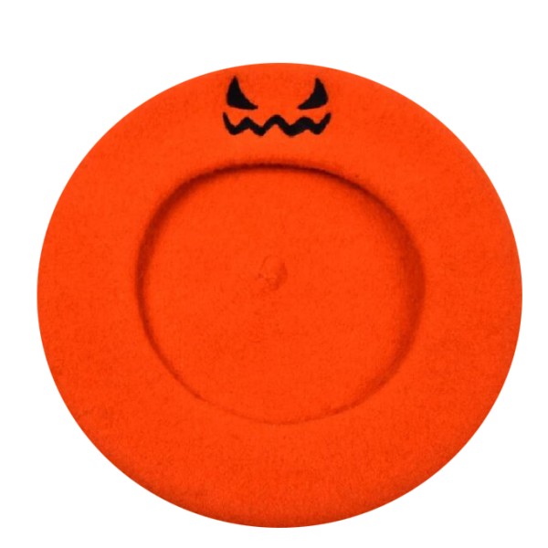 Halloween pumpa basker Söt kvinnor Cap varm hatt orange