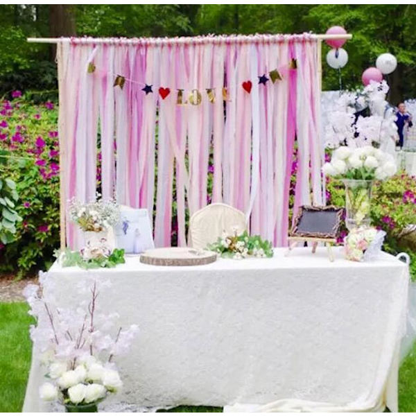 3 kpl Syntymäpäiväjuhlan Taustakoriste Crinkle Paper Lilac