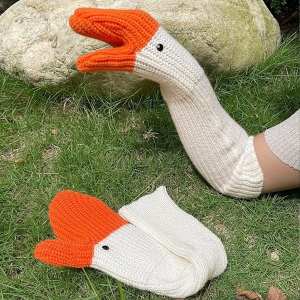 Vintervantar Svanformade Roliga Vantar Unisex Vantar White Long