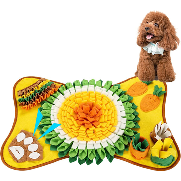 Snuffle Mat för hundar, Dog Nosework Matningsmatta