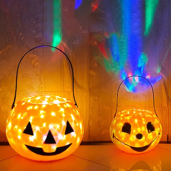 Halloween-kurpitsa-lyhty LED-kurpitsa-lyhty Triangle