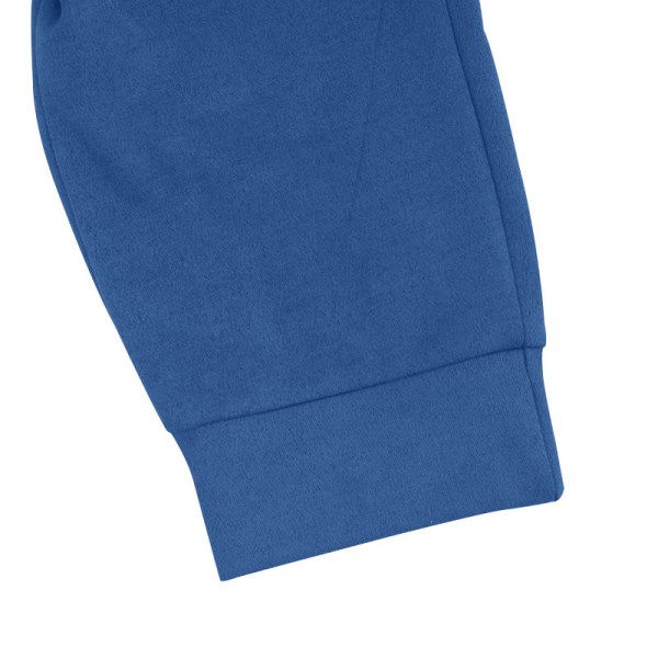 Män Herr Tracksuit 2-delad Corduroy Träningsdräkt Vinterkläder Blue XL