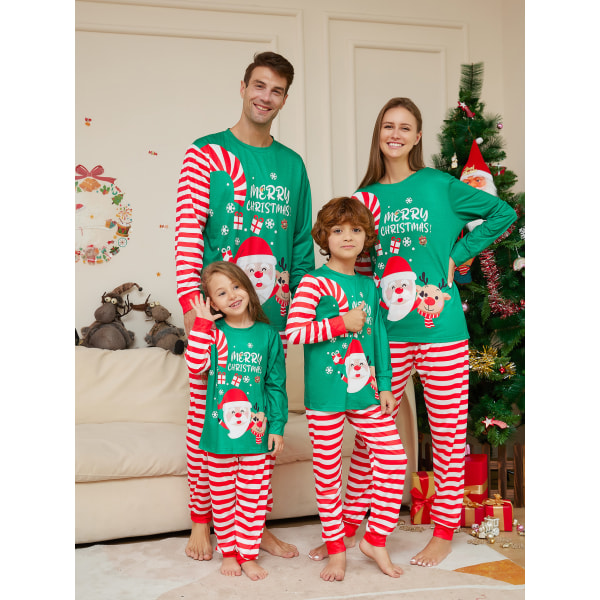 Matchande julpyjamas för familj eller par – Santa's Squad Women 3XL