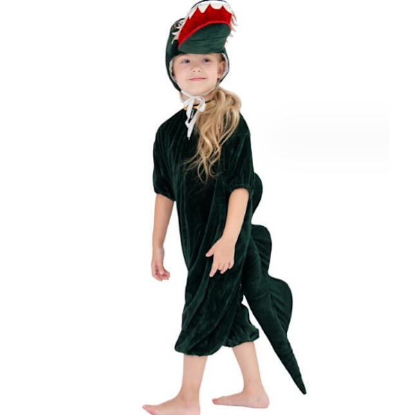 Halloween-lasten piirretty krokotiilipuku L