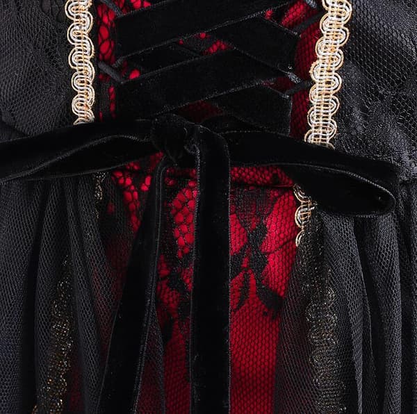 Halloween-kostume til piger - Hexe Style1 140CM