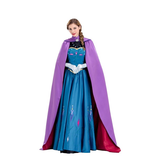 Prinsesse Broderi Klesoppkledning for Kvinner Halloween Kostyme Cosplay XL