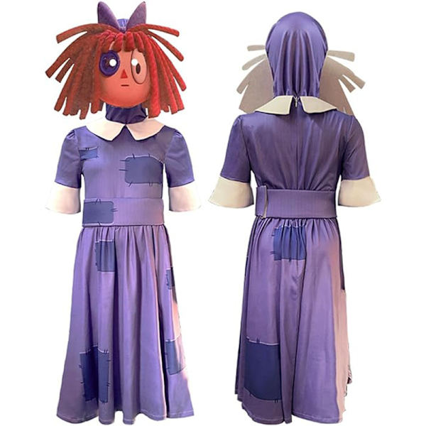 Digital Circus Kostyme for Barn Pomni Kostyme Jumpsuit Style 5 170