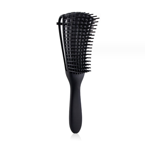 Tangle Brush, Bredtandskam til Mænd og Kvinder, Vådt og Tørt Hår Black