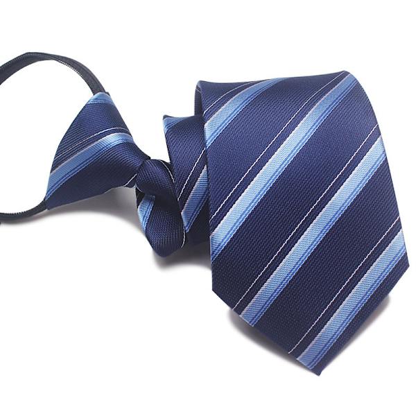 Klassisk silkesslips för män vävd JACQUARD-halsslips B4