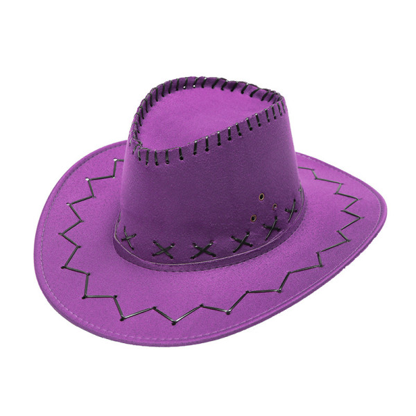 Cowboyhatt Hatt med bred brätte purple