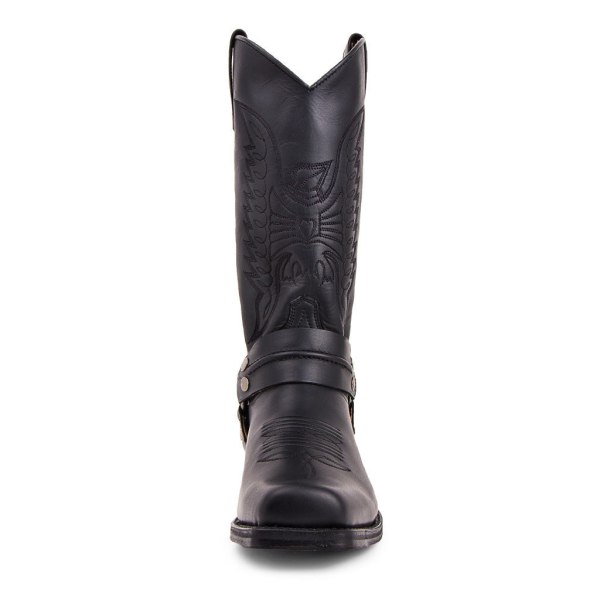 Herrsele Boot Square Toe Casual Boots Mid Calf Black 10