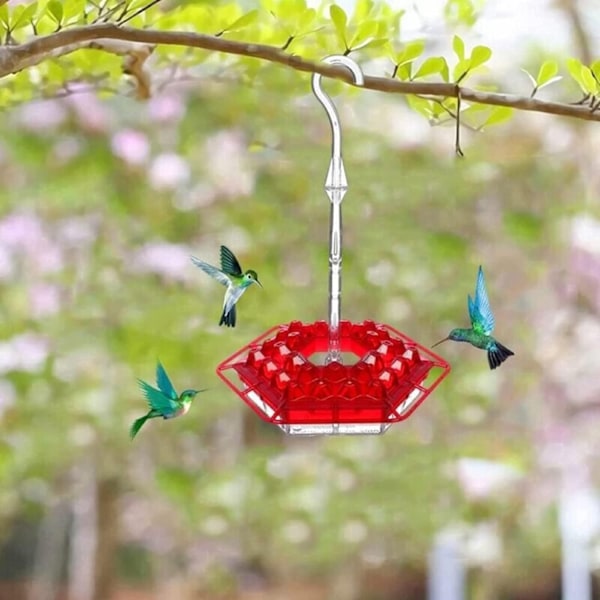 Kolibri Foder, Plastik Foder til Udendørs, Sherem Sweety Kolibri Foder red
