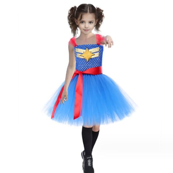 Justice League Supergirl Tutu-mekko Lapselle 120-135