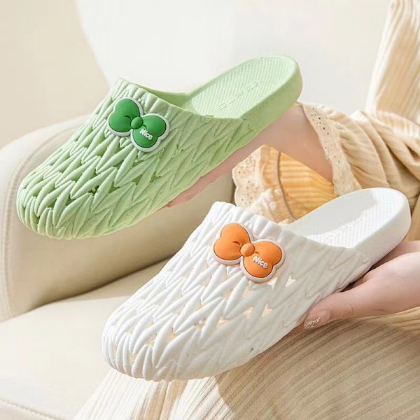 Dam Clogs med fotvalvsstöd Trädgårdsskor Utomhus Strandsandaler Green 36