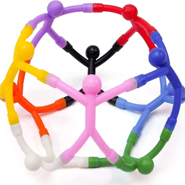 Magnetiska Fidget Leksaker, Magnetiska Män Barnleksaker 10-pack Style 1